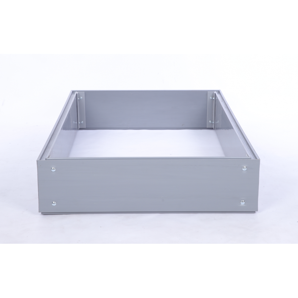 Skrzynia na warzywa plastikowa grządka warzywnik 20x120x60 warzywniak PCV