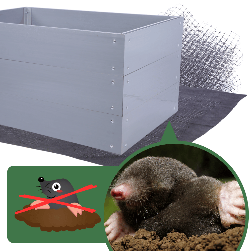 Skrzynia na warzywa plastikowa grządka warzywnik 20x120x60 warzywniak PCV