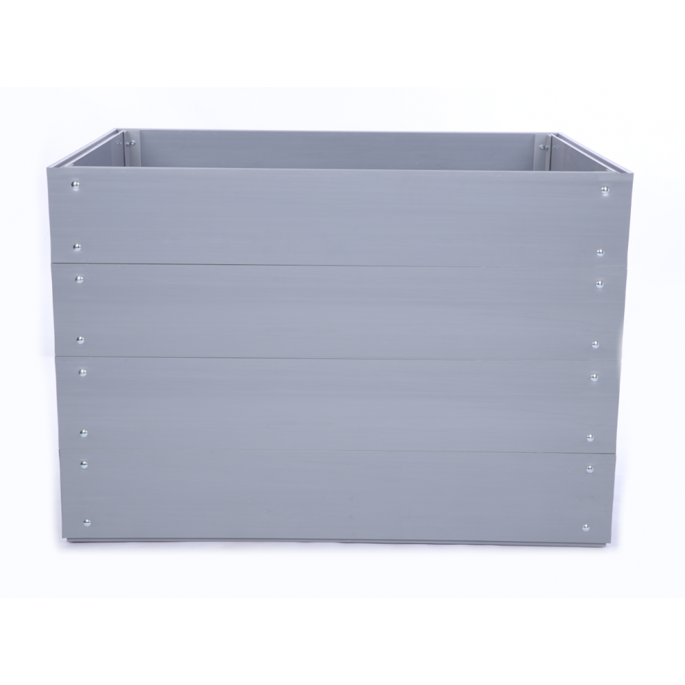 Skrzynia na warzywa plastikowa grządka WYSOKA DONICA 80x120x60 PCV