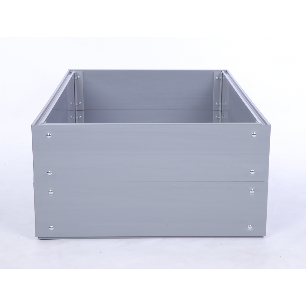 Grządka podwyższona z tworzywa warzywnik 40x120x80 warzywniak PCV