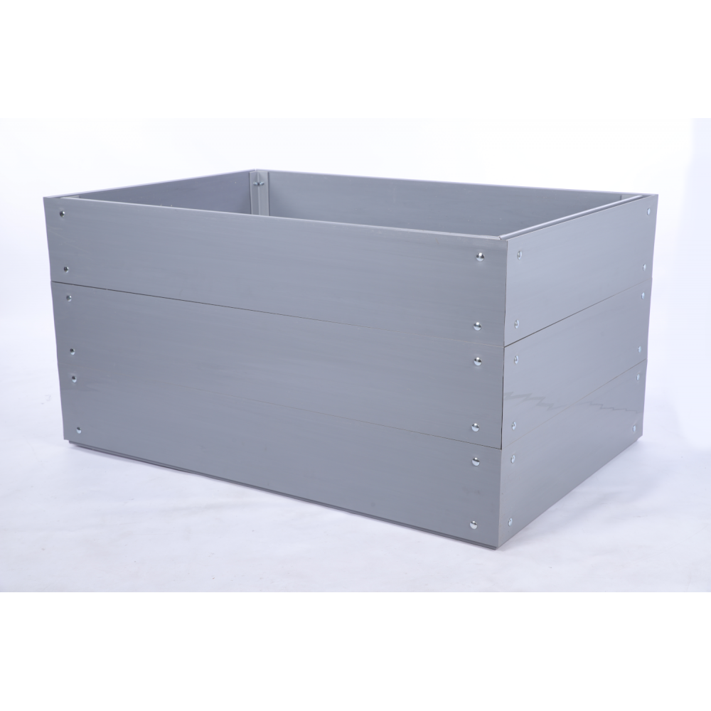 Skrzynia na warzywa plastikowa grządka warzywnik 60x120x80 warzywniak PCV