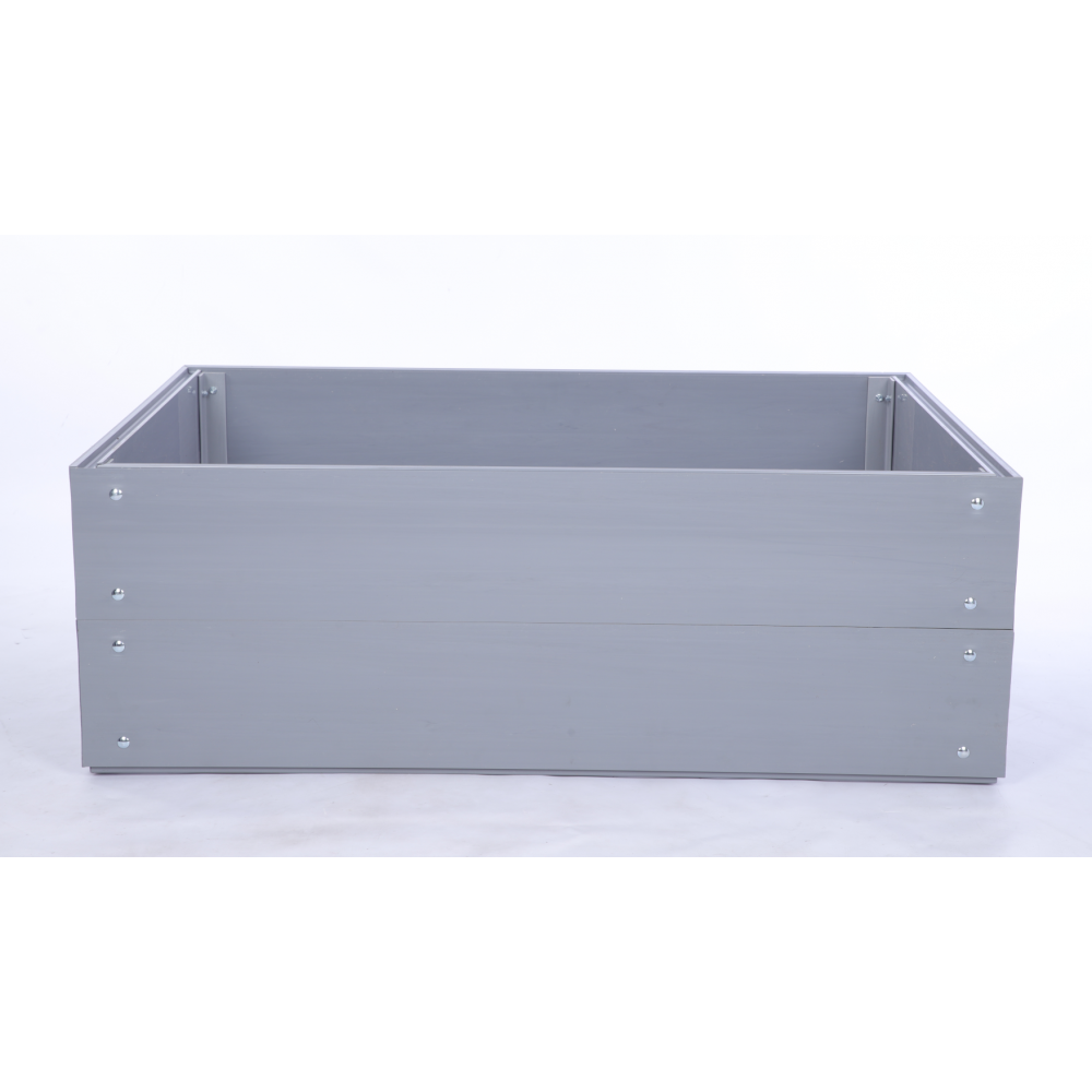 Skrzynia na warzywa plastikowa grządka warzywnik 40x120x100 warzywniak PCV