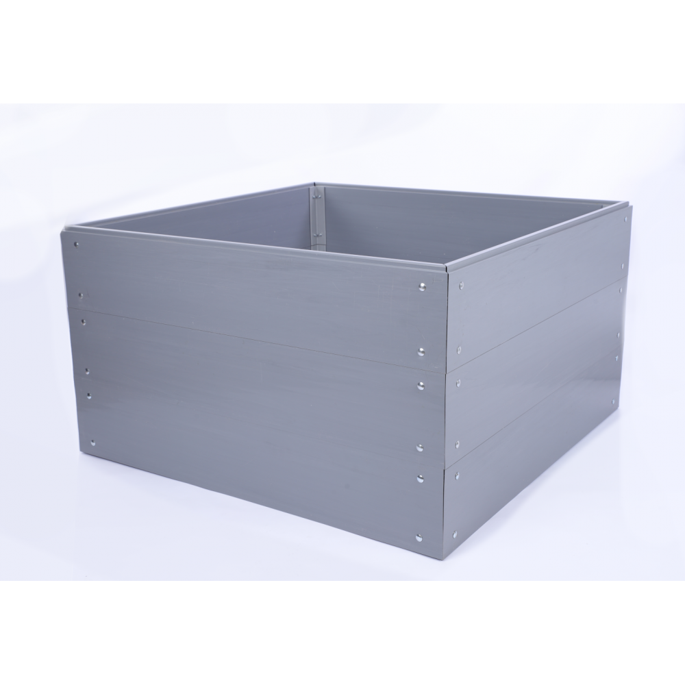 Skrzynia na warzywa skrzynie grządka warzywnik 60x120x120 warzywniak PCV