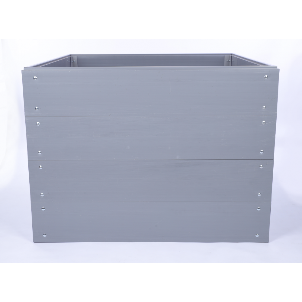 Skrzynia na warzywa plastikowa grządka WYSOKA DONICA 80x120x120 PCV