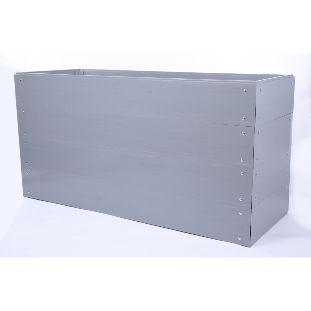 Skrzynia na warzywa plastikowa grządka WYSOKA DONICA 80x140x45 PCV