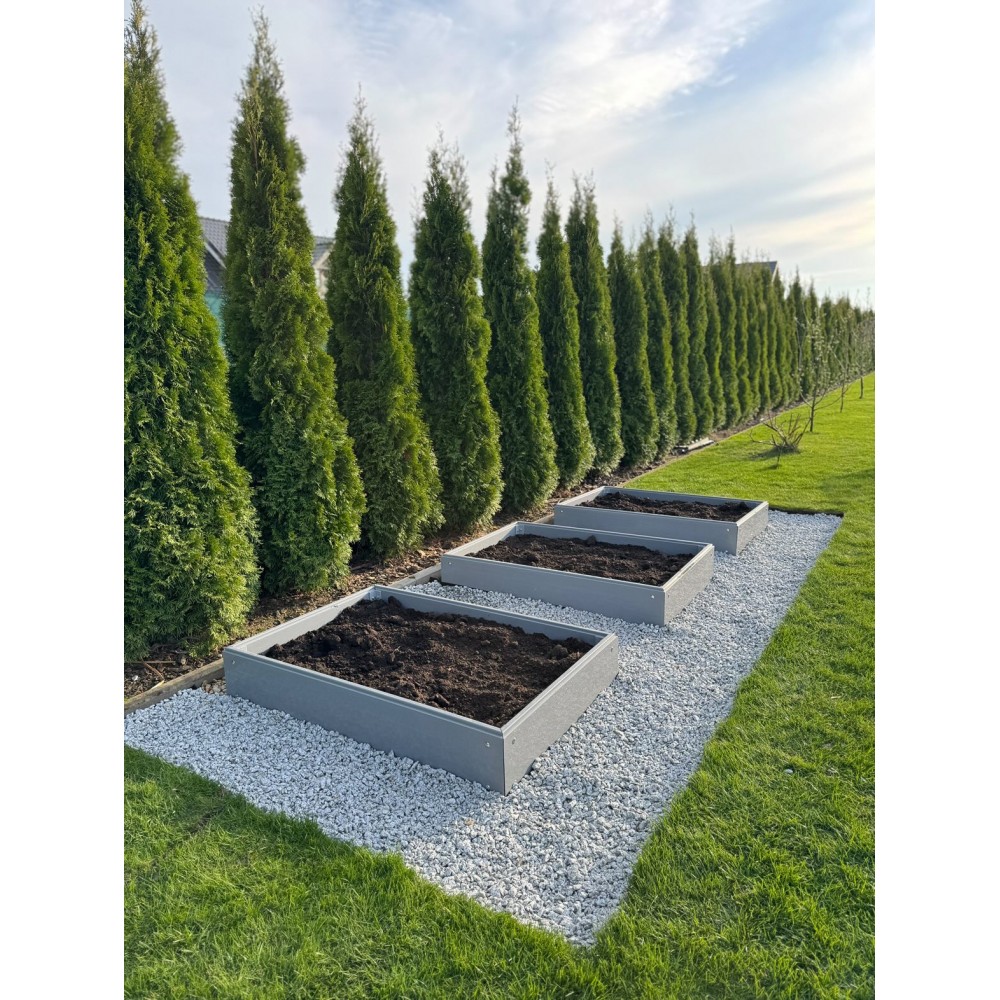 Warzywnik skrzynia na warzywa grządka plastik 20x140x100 warzywniak PCV