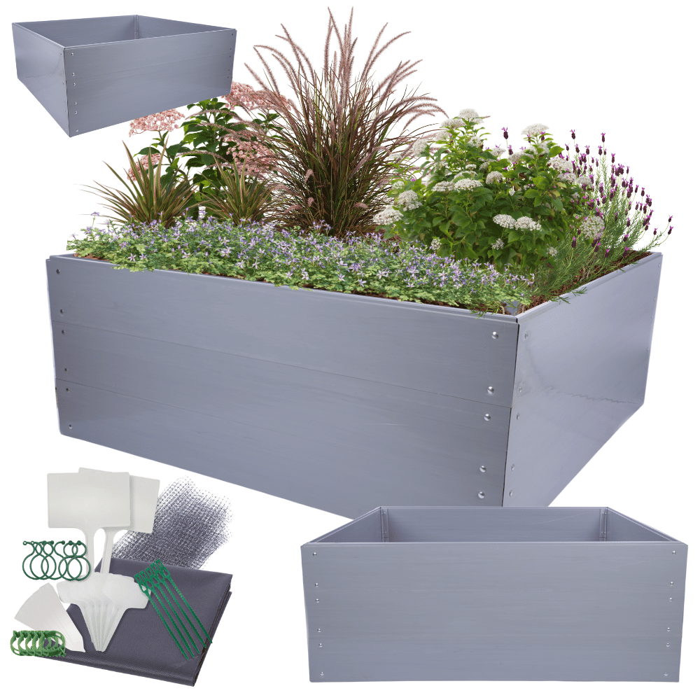 Skrzynia na warzywa plastikowa grządka warzywnik 60x140x140 warzywniak PCV