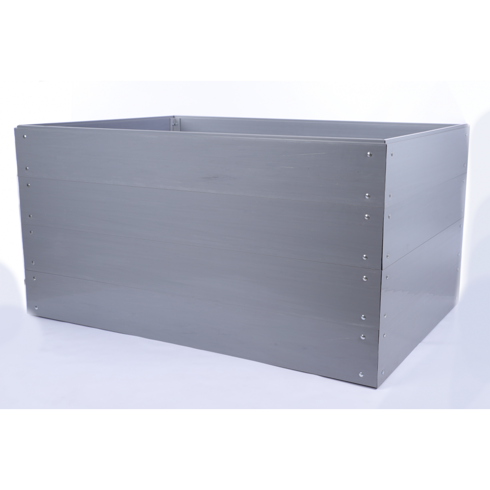 Skrzynia na warzywa plastikowa grządka WYSOKA DONICA 80x160x100 PCV