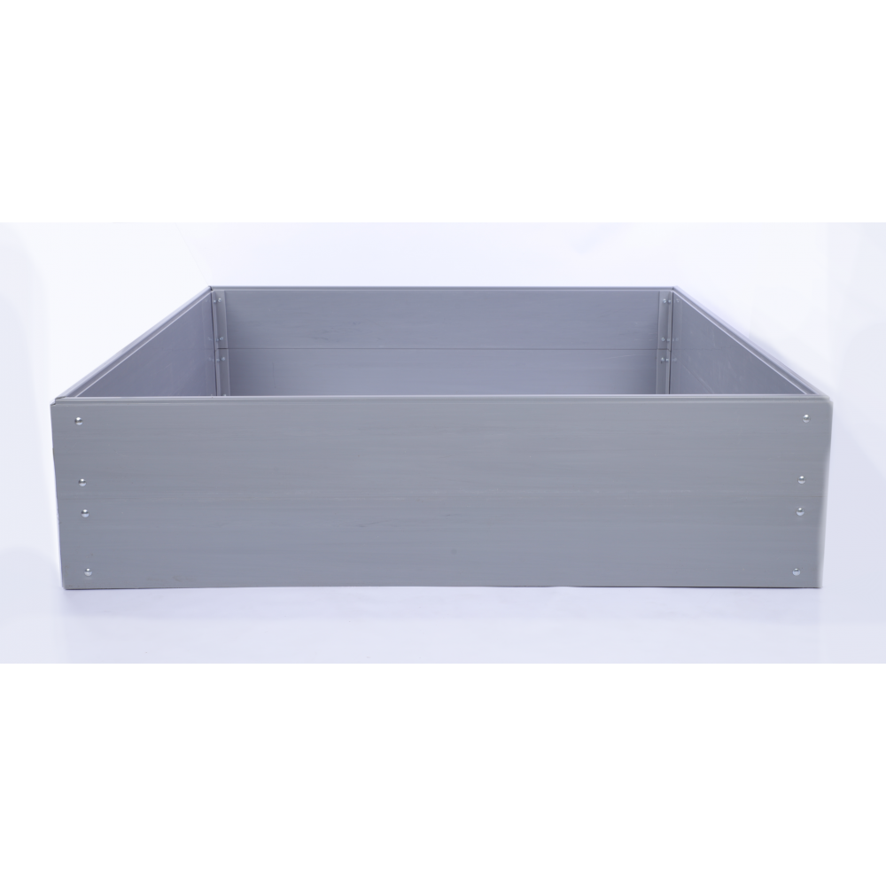 Skrzynia na warzywa z tworzywa grządka warzywnik 40x160x140 warzywniak PCV