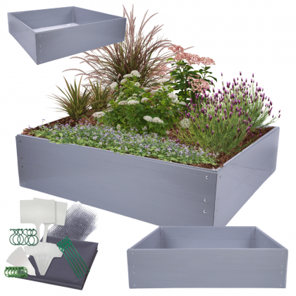 Skrzynia na warzywa plastikowa grządka warzywnik 40x160x160 warzywniak PCV