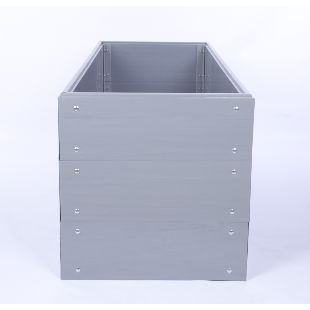 Grządka podwyższona z tworzywa warzywnik 60x180x45 warzywniak PCV