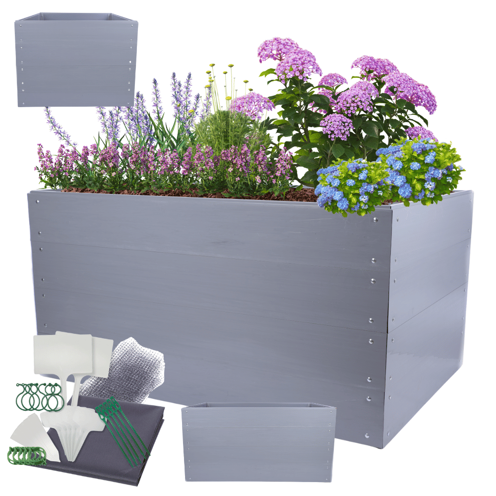 Skrzynia na warzywa plastikowa grządka WYSOKA DONICA 80x180x100 PCV