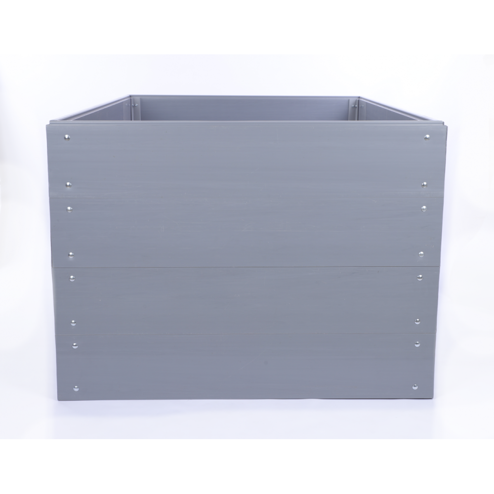 Skrzynia na warzywa plastikowa grządka WYSOKA DONICA 80x180x100 PCV