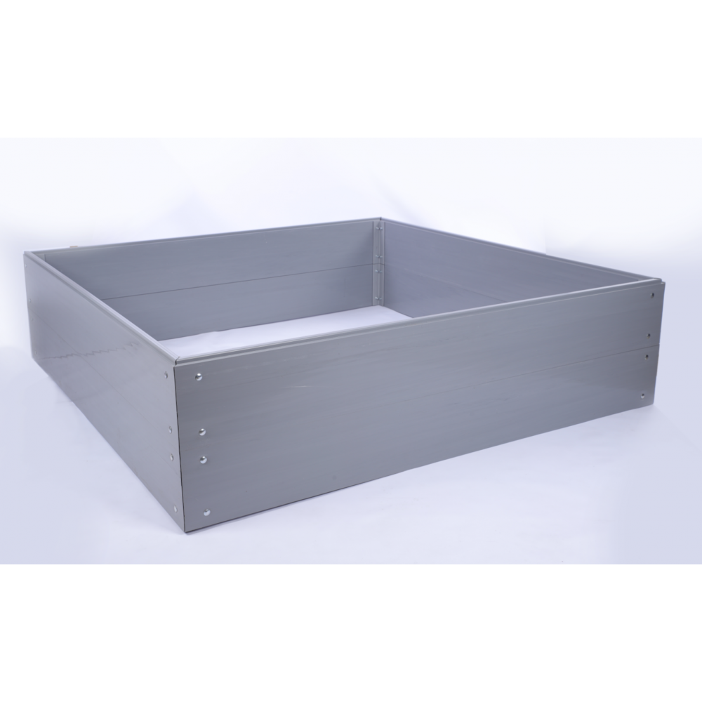 Skrzynia na warzywa plastikowa grządka warzywnik 40x180x140 warzywniak PCV