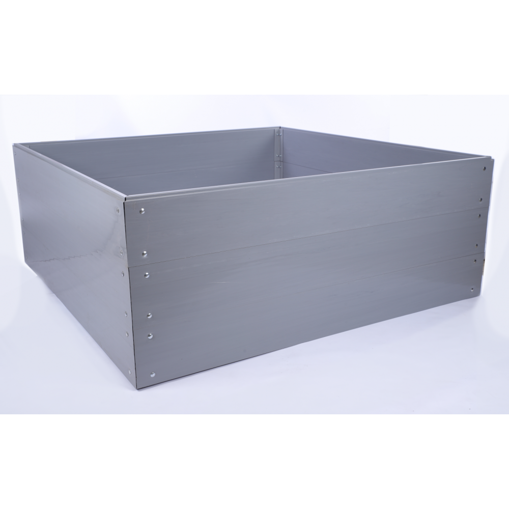 Skrzynia na warzywa plastikowa grządka warzywnik 60x180x140 warzywniak PCV