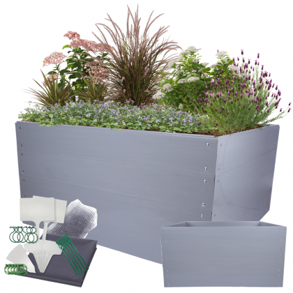 Skrzynia na warzywa plastikowa grządka WYSOKA DONICA 80x180x140 PCV