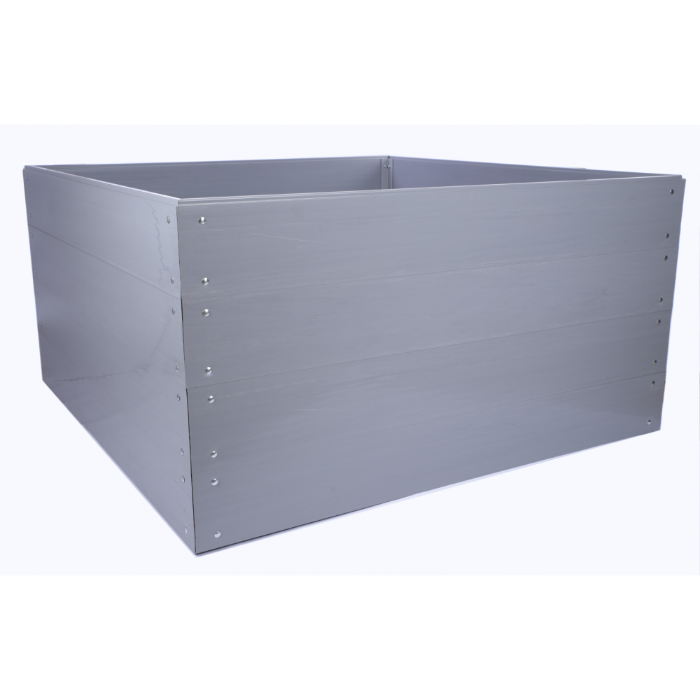 Skrzynia na warzywa plastikowa grządka WYSOKA DONICA 80x180x180 PCV SZEROKA