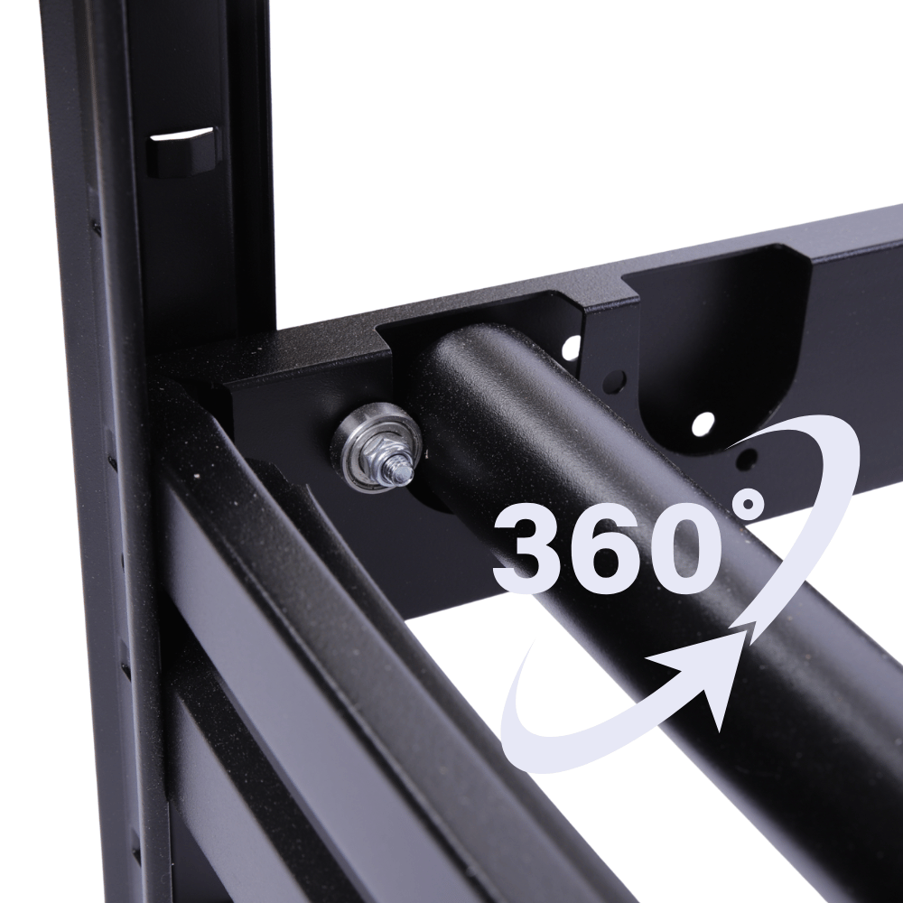 Stojak na opony regał na koła OBROTOWE ROLKI 177X120X60 cm SOLIDNY TRWAŁY