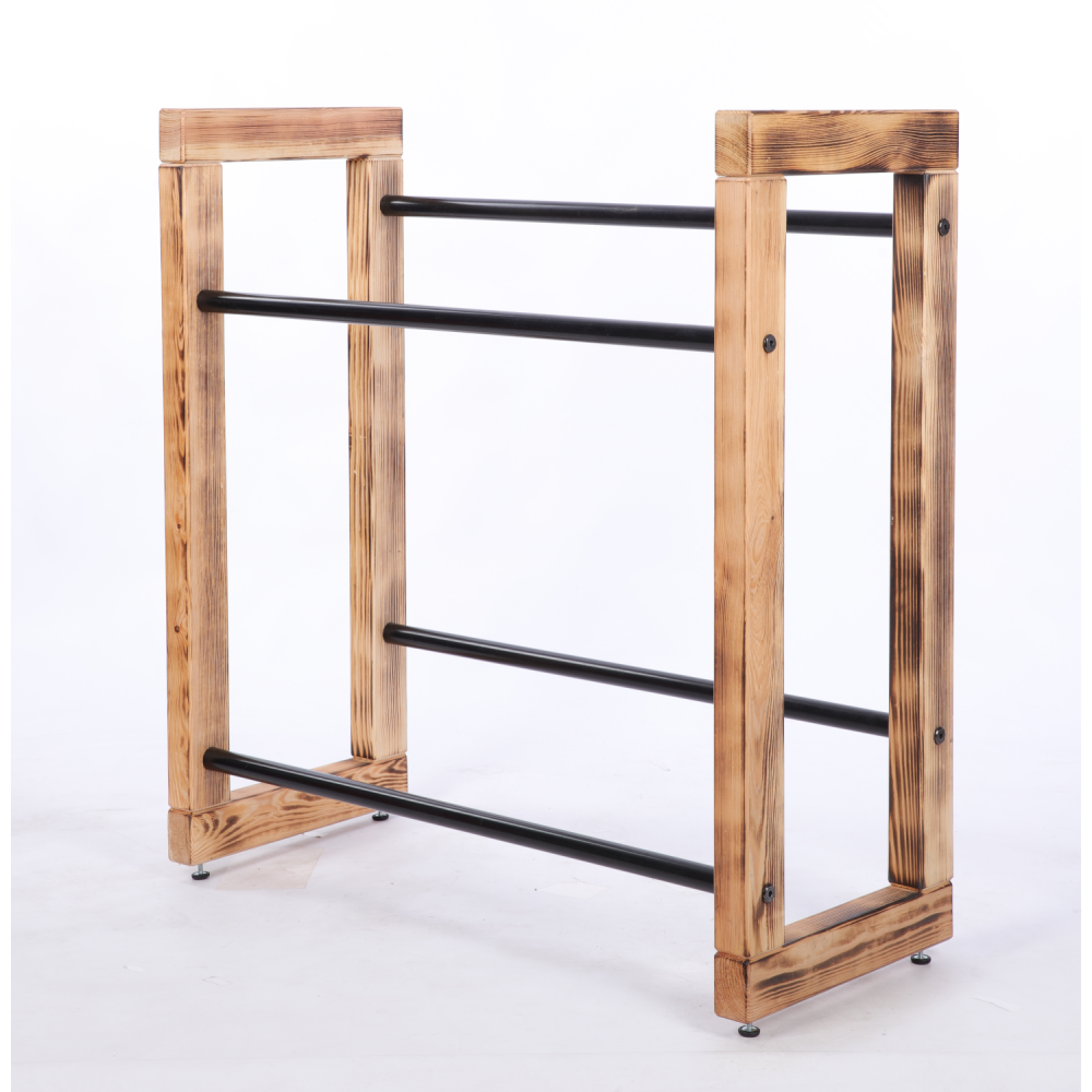 Regał na skrzynki na napoje piwo stojak na transportery METALOWE DRĄŻKI EKO