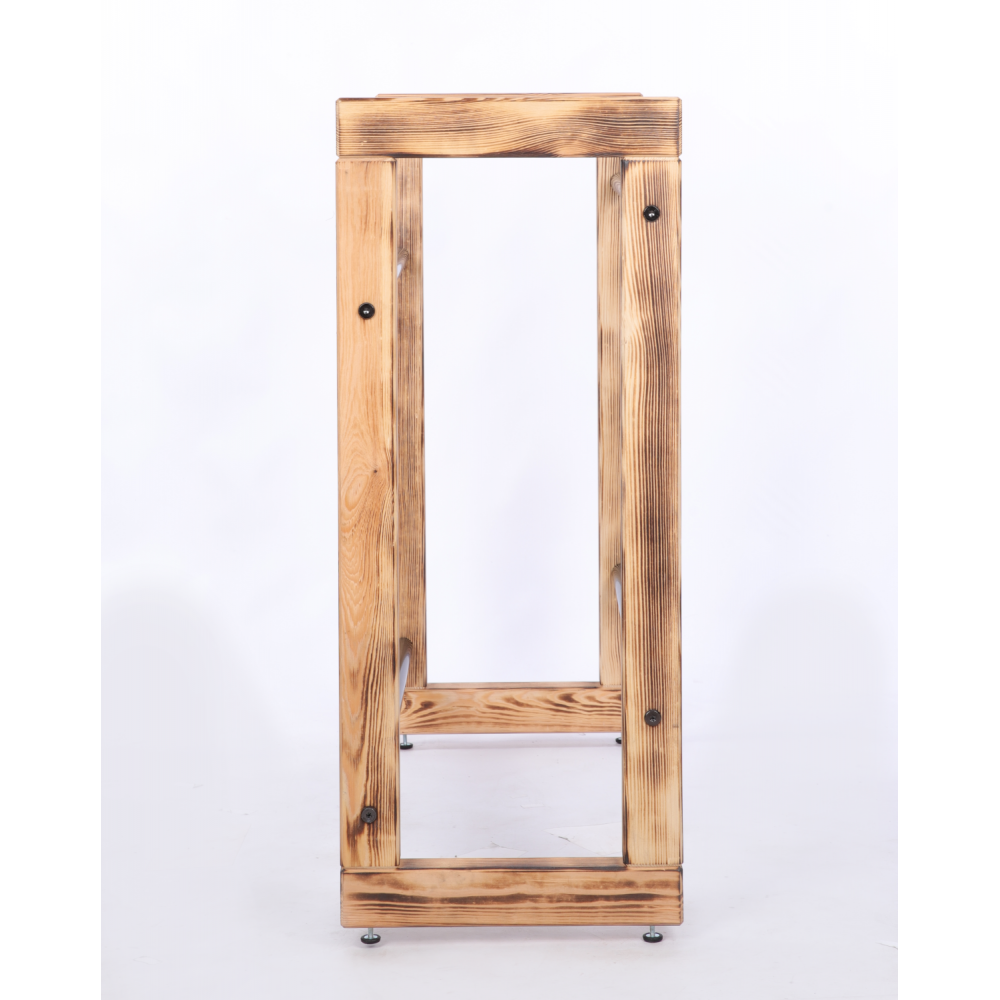 Regał na skrzynki na napoje piwo stojak na transportery METALOWE DRĄŻKI EKO