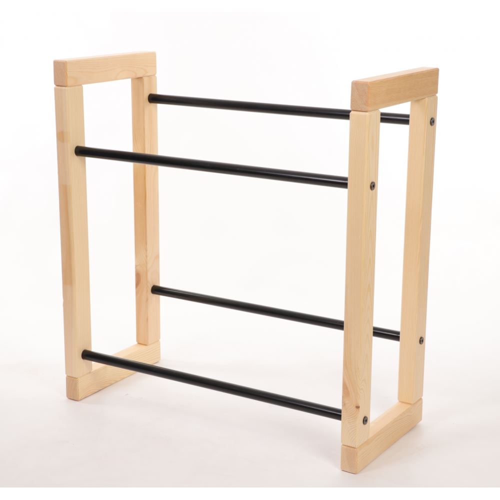 Regał na skrzynki na napoje piwo stojak na transportery METALOWE DRĄŻKI EKO