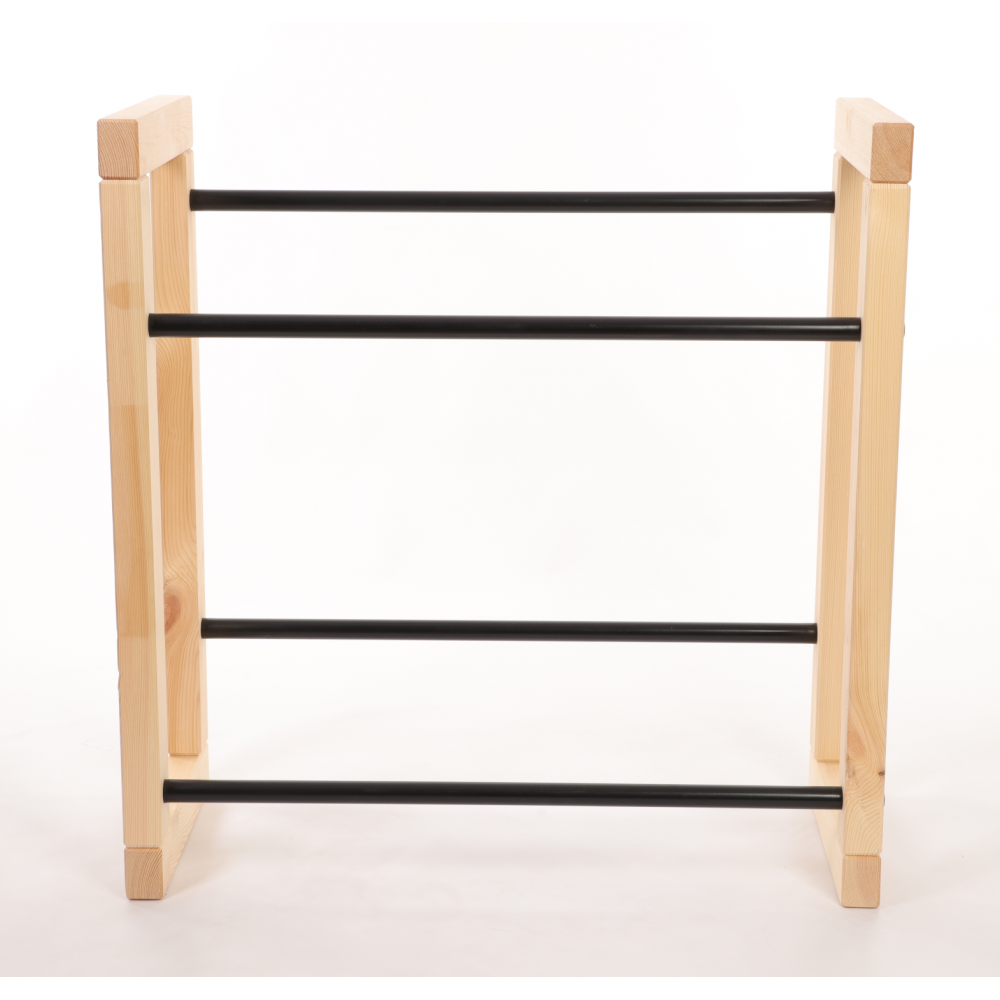 Regał na skrzynki na napoje piwo stojak na transportery METALOWE DRĄŻKI EKO