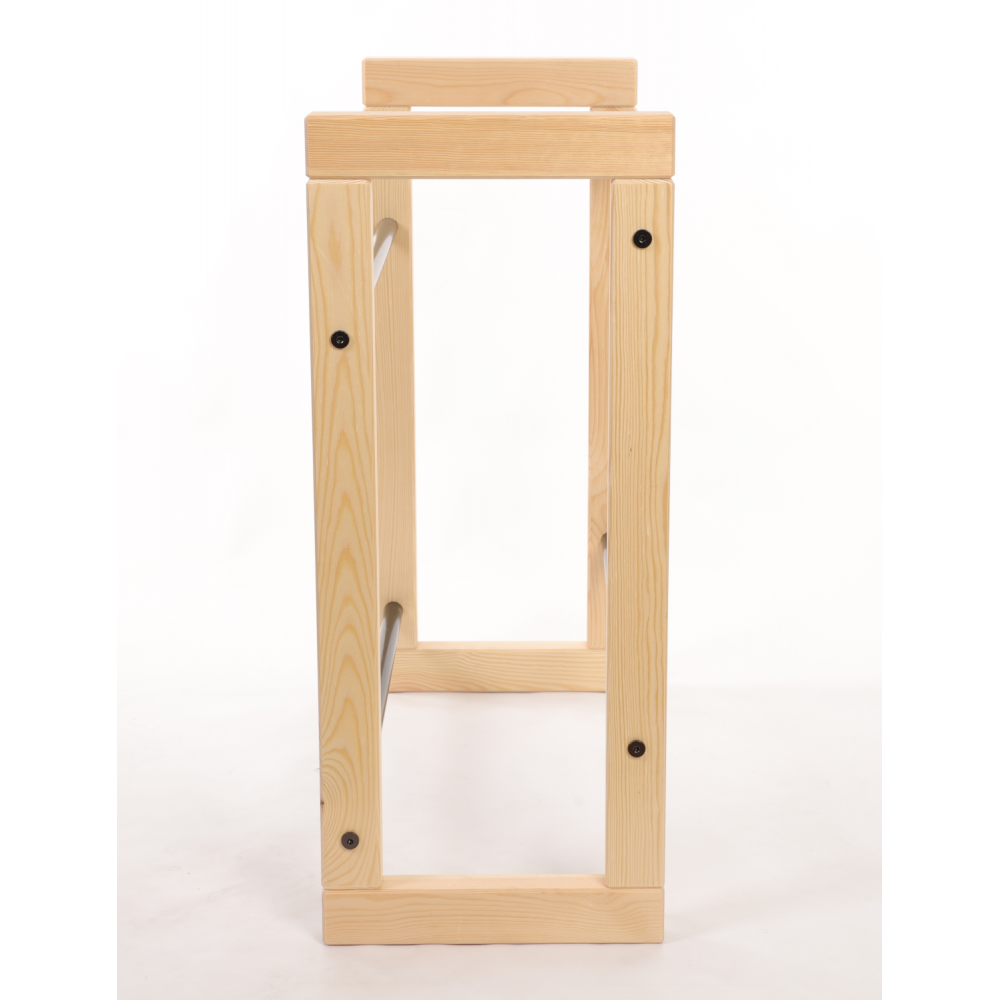 Regał na skrzynki na napoje piwo stojak na transportery METALOWE DRĄŻKI EKO