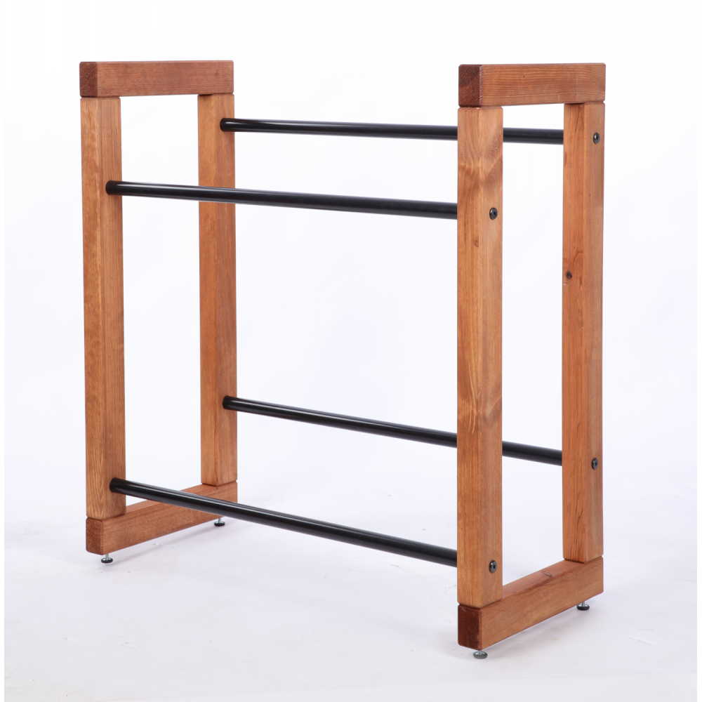 Regał na skrzynki na napoje piwo stojak na transportery METALOWE DRĄŻKI EKO