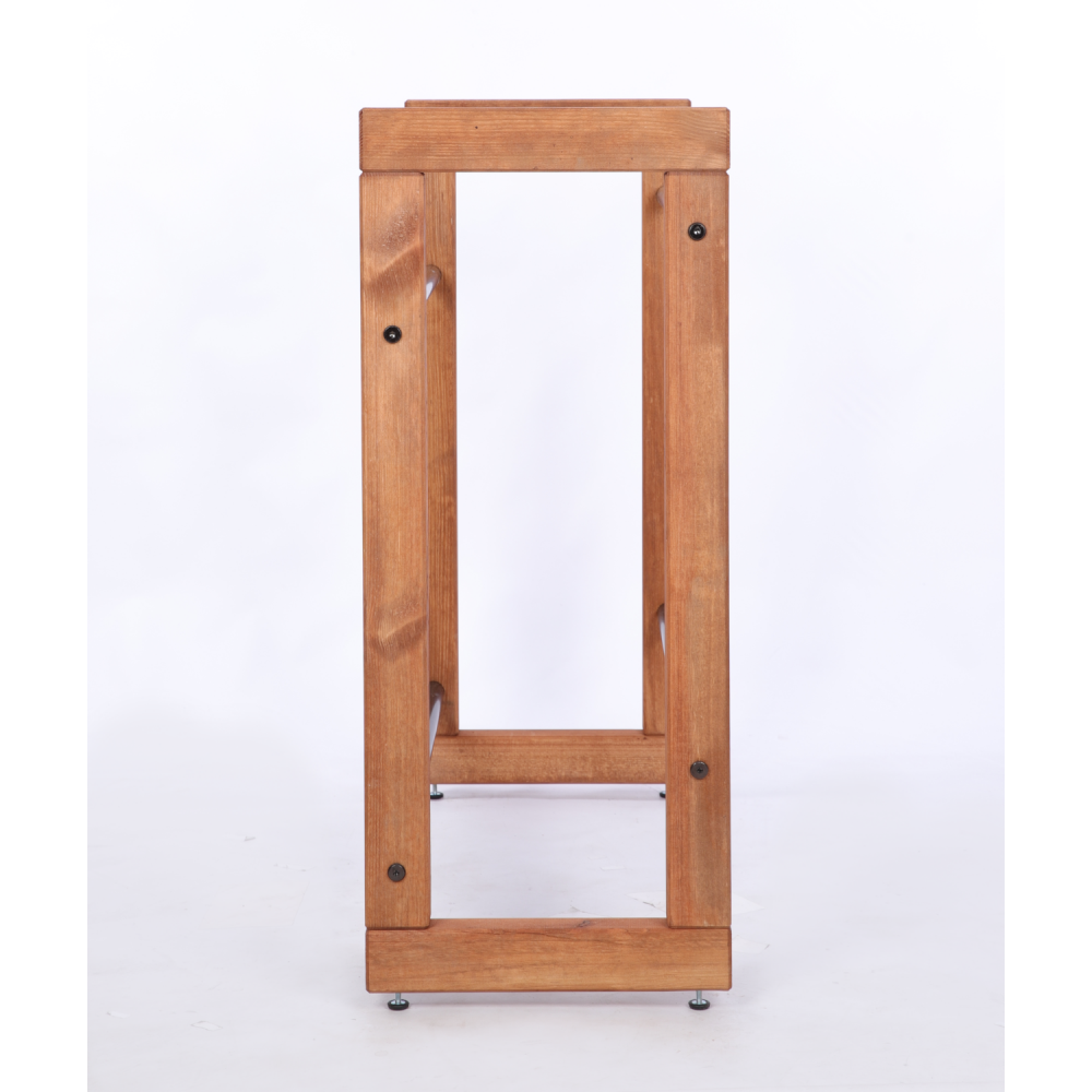 Regał na skrzynki na napoje piwo stojak na transportery METALOWE DRĄŻKI EKO