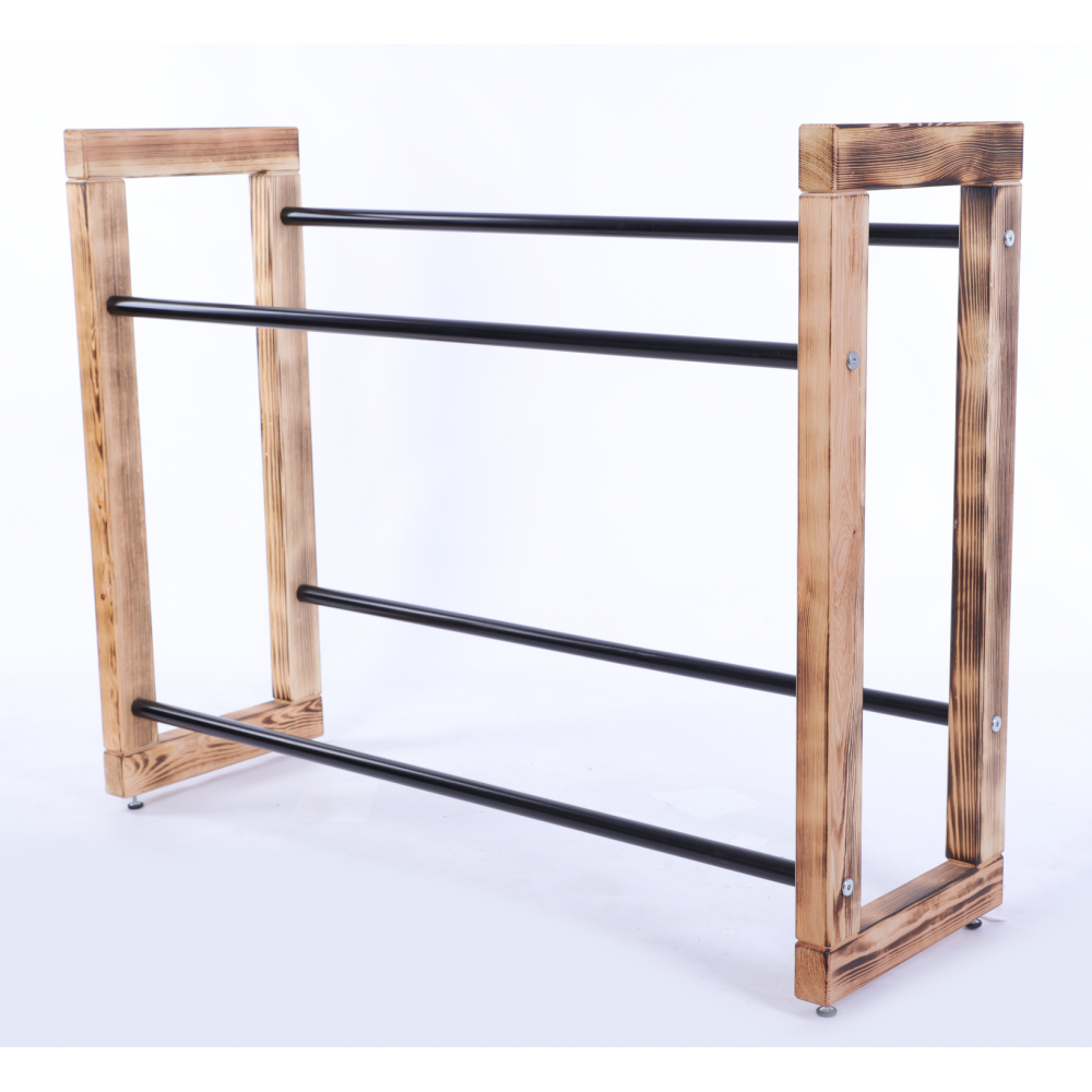 Regał na skrzynki na napoje piwo stojak 85x107cm METALOWE DRĄŻKI EKO