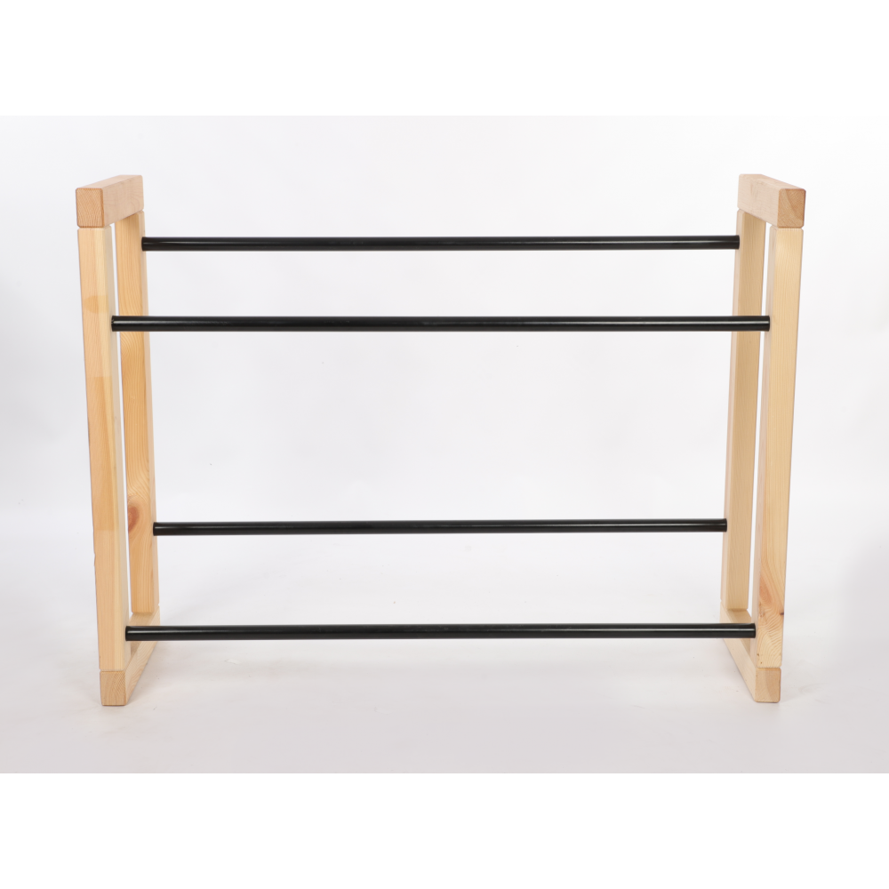 Regał na skrzynki na napoje piwo stojak 85x107cm METALOWE DRĄŻKI EKO