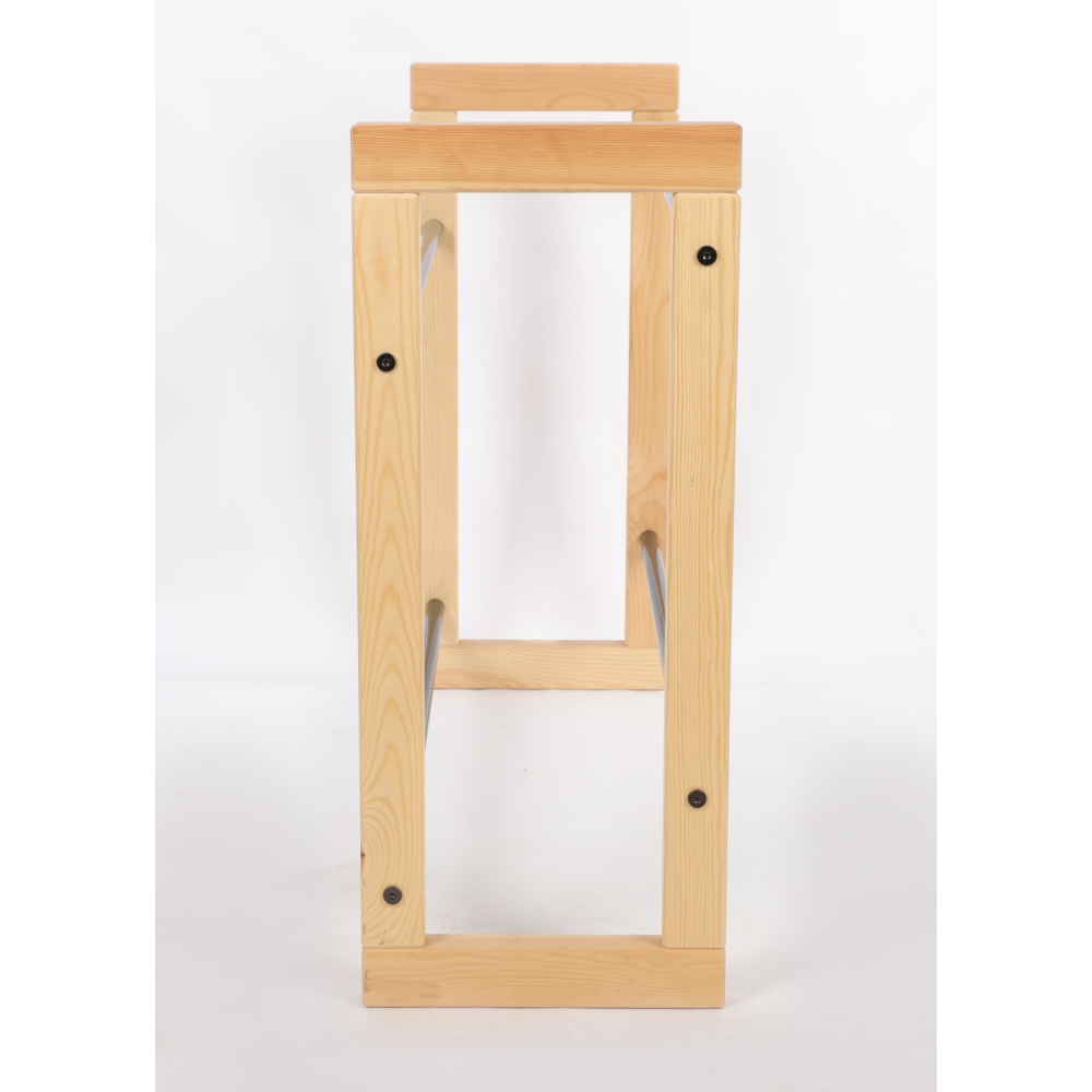 Regał na skrzynki na napoje piwo stojak 85x107cm METALOWE DRĄŻKI EKO