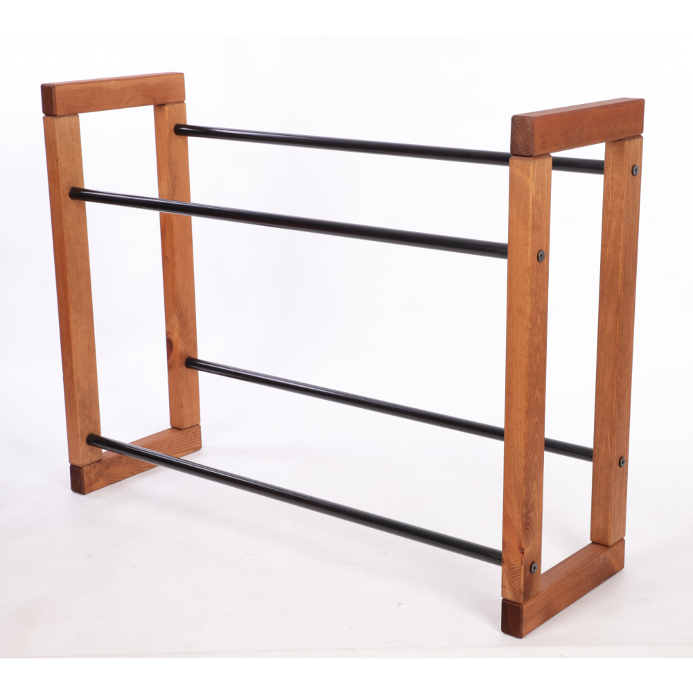 Regał na skrzynki na napoje piwo stojak 85x107cm METALOWE DRĄŻKI EKO