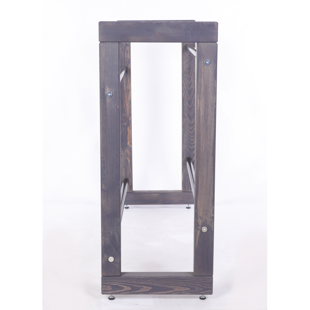 Regał na skrzynki na napoje piwo stojak 85x107cm METALOWE DRĄŻKI EKO