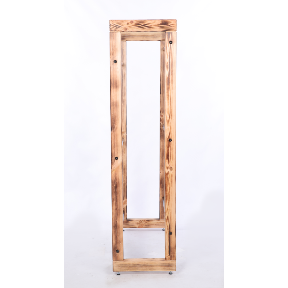 Regał na skrzynki na napoje piwo stojak na transportery METALOWE DRĄŻKI EKO