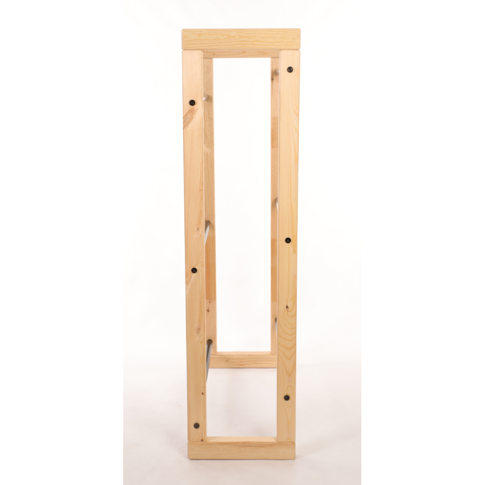 Regał na skrzynki na napoje piwo stojak na transportery METALOWE DRĄŻKI EKO