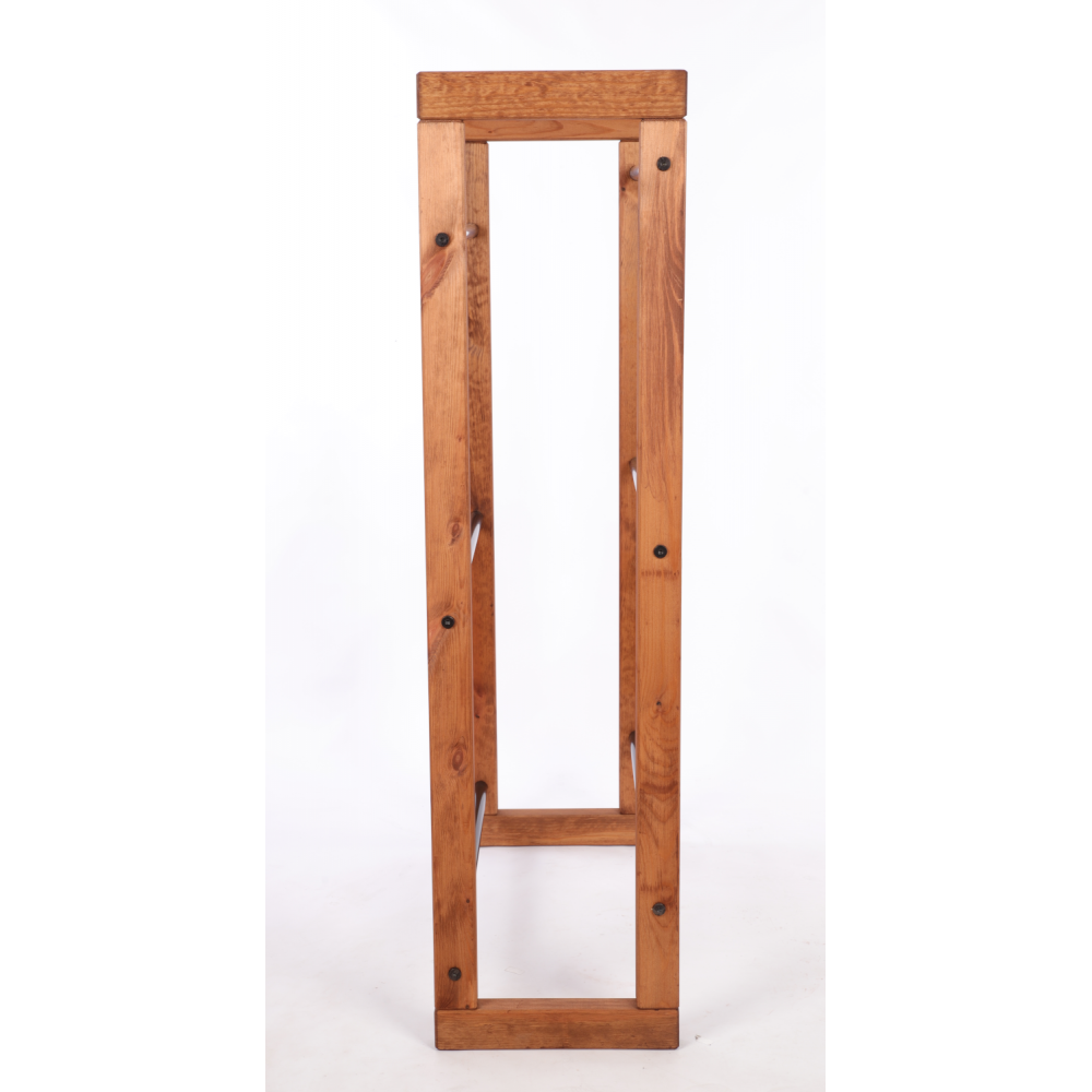 Regał na skrzynki na napoje piwo stojak na transportery METALOWE DRĄŻKI EKO