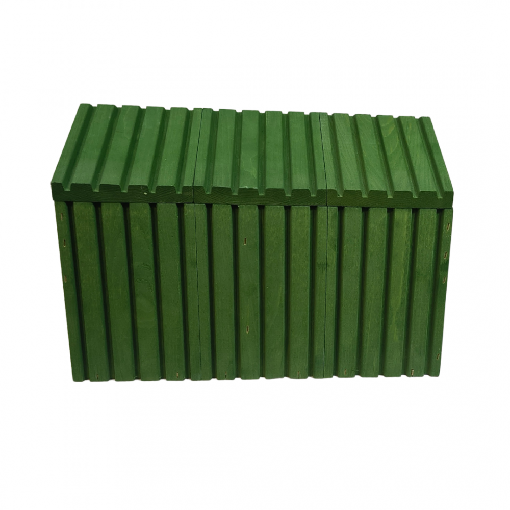 Domek dla jeża EKO impregnowany 25x36x27 cm legowisko ogrodowe zimowe