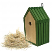 Budka lęgowa dla ptaków sikorek kosa WLOT A 2,8 cm GOTOWA sianko IMPREGNAT