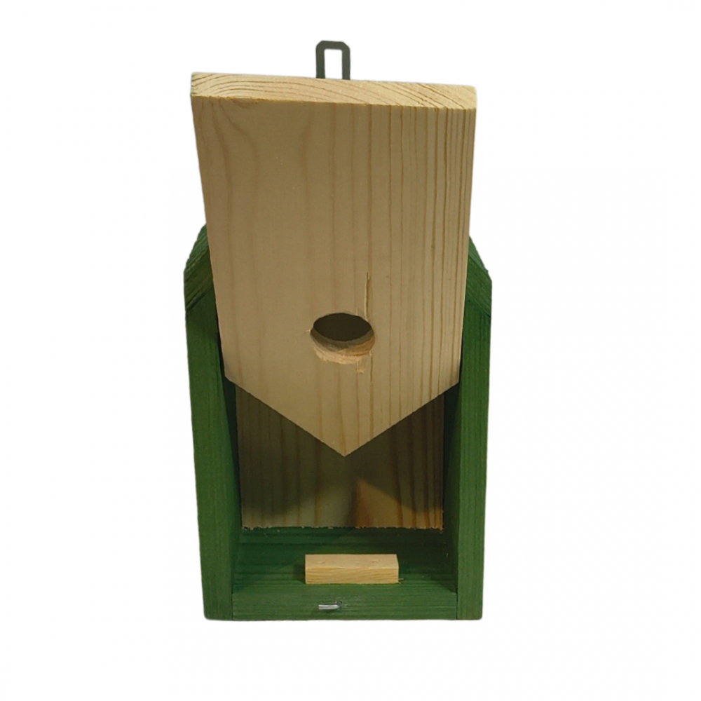 Budka lęgowa dla ptaków sikorek kosa WLOT A 2,8 cm GOTOWA sianko IMPREGNAT