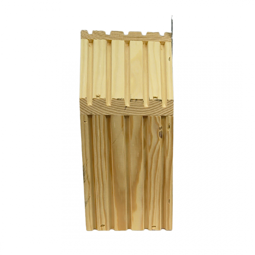 Budka lęgowa dla ptaków sikorek kosa WLOT A 2,8 cm ZMONTOWANA sianko DREWNO