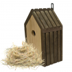 Budka lęgowa dla ptaków sikorek kosa WLOT A 2,8 cm GOTOWA sianko IMPREGNAT