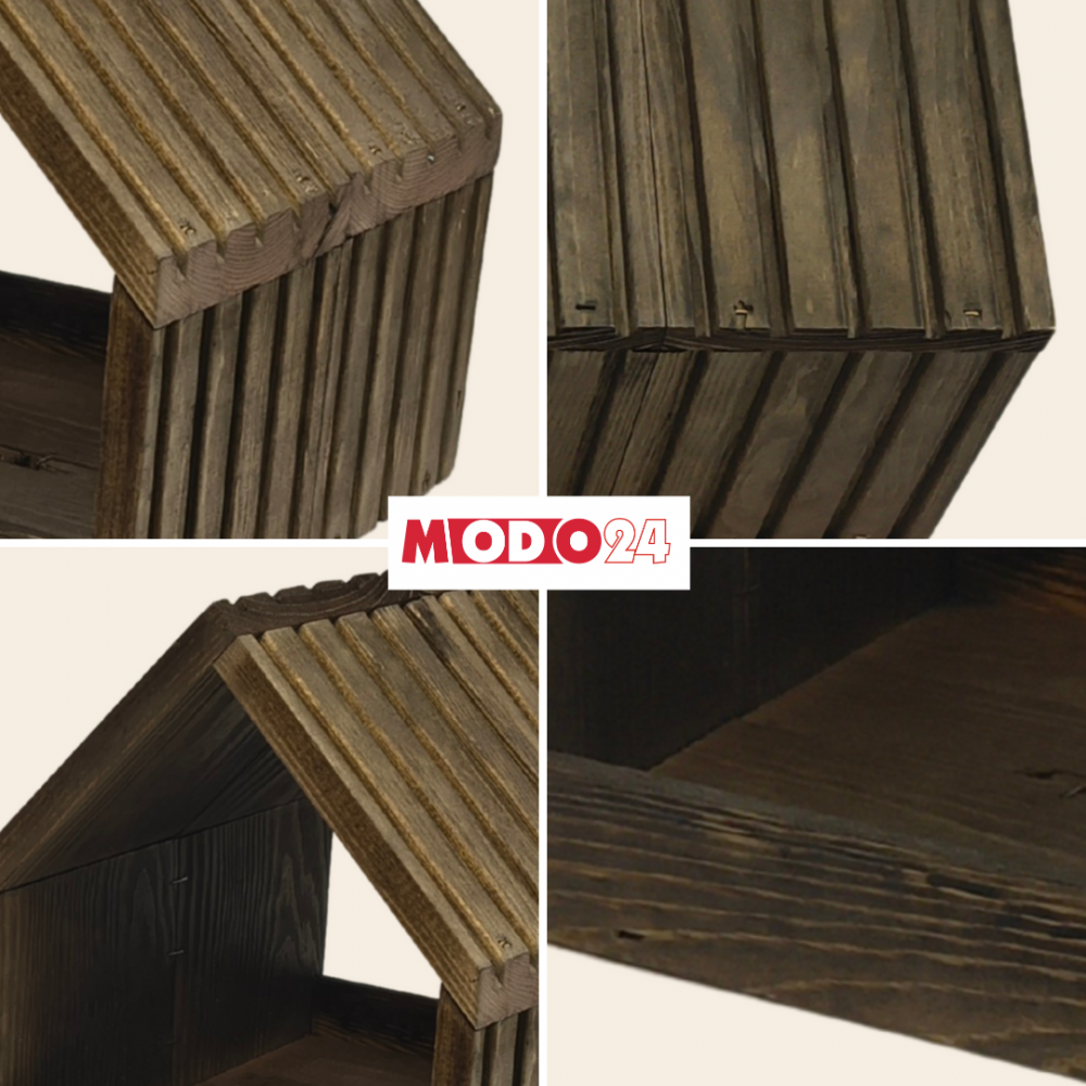 Karmnik dla ptaków drewniany impregnowany EKO 117x24x22 cm domek ogrodowy