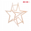 Gwiazda świąteczna 3D kompaktowa składana ModoStar 114 cm drewniana stojąca