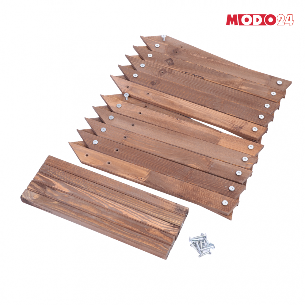 Gwiazda świąteczna 3D łatwe składanie ModoStar 114 cm drewniana IMPREGNAT