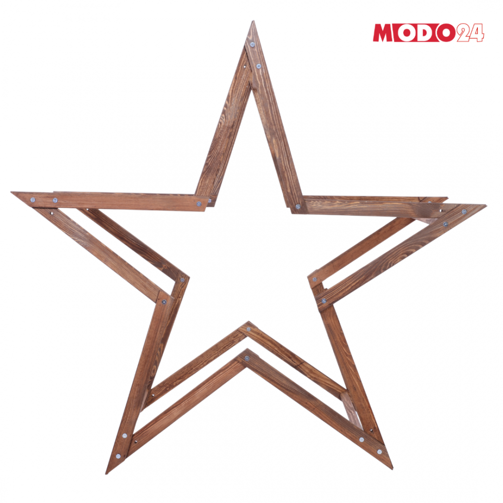 Gwiazda świąteczna 3D łatwe składanie ModoStar 139 cm drewniana IMPREGNAT