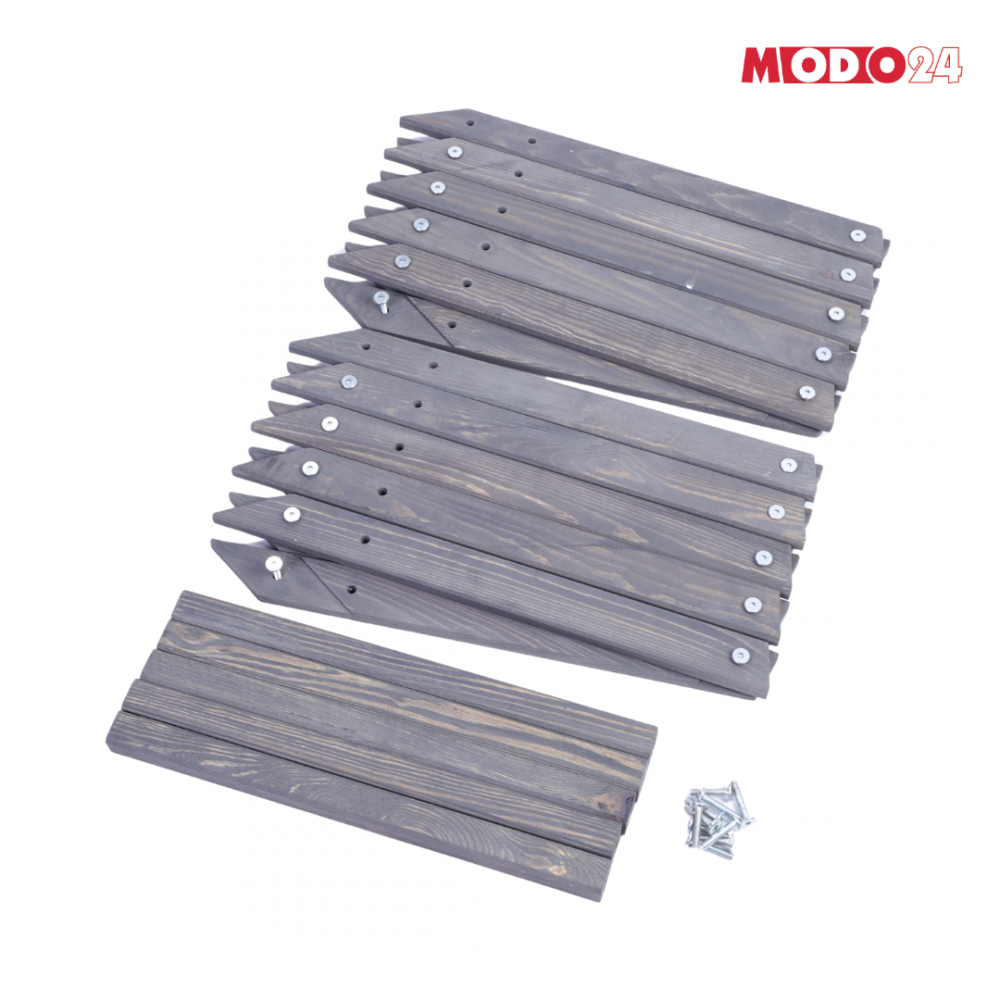 Gwiazda świąteczna 3D ulepszona z koziołków ModoStar 139cm drewno IMPREGNAT