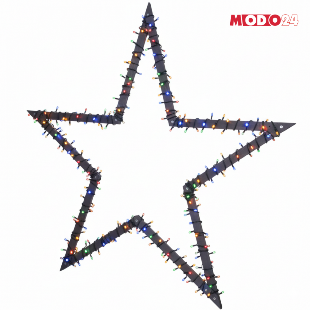 Gwiazda zawieszana świąteczna jak z koziołków ModoStar 189cm IMPREGNAT eko