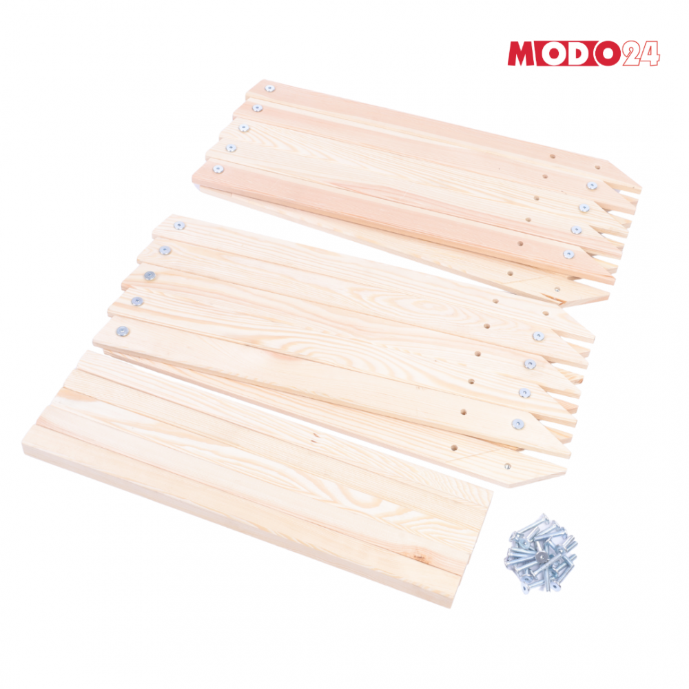 Gwiazda Bożonarodzeniowa 3D szybki demontaż ModoStar 114cm IMPREGNAT drewno