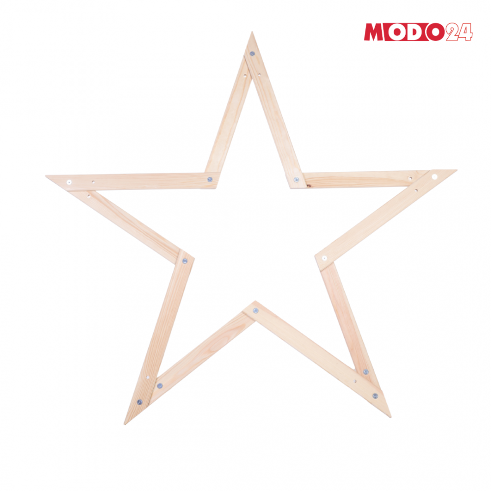 Gwiazda zawieszana świąteczna łatwy demontaż ModoStar 114cm IMPREGNAT eko